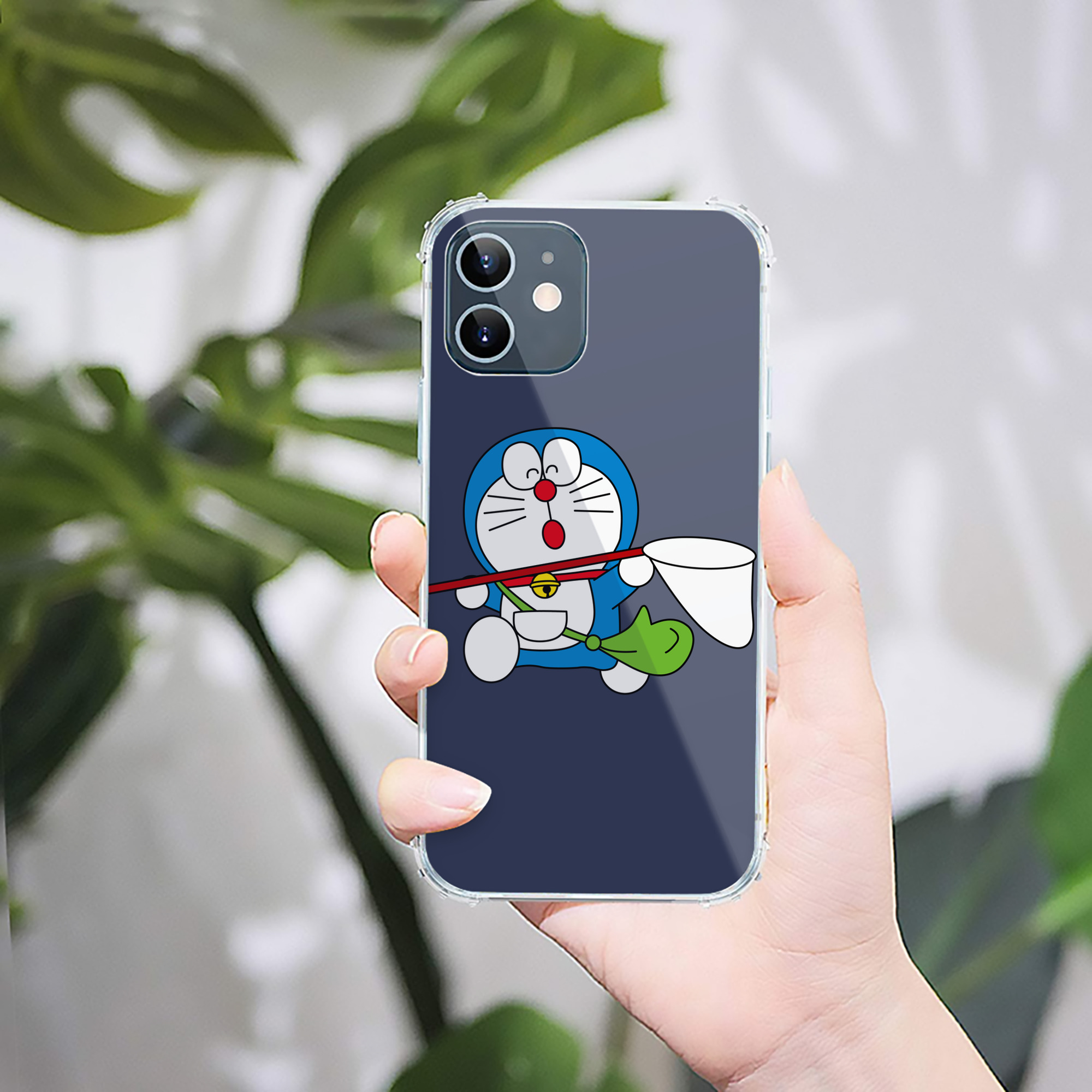 （画像用） ドラえもん Doraemon 【iPhone 12シリーズ対応】透明スマホケース（クリアソフトケース）